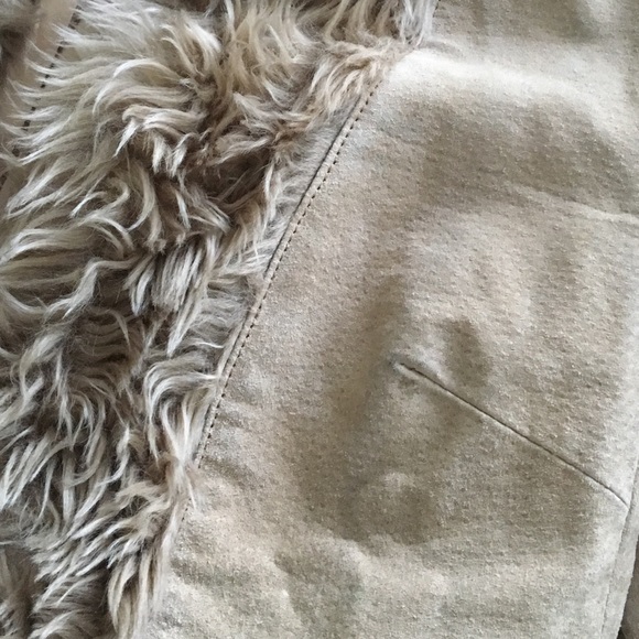 Mango MNG genuine leather faux fur coat - Picture 7 of 8